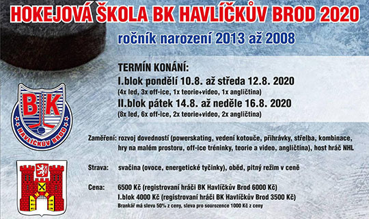 Přihlaste své děti na Hokejovou školu 2020, která přinese nový formát